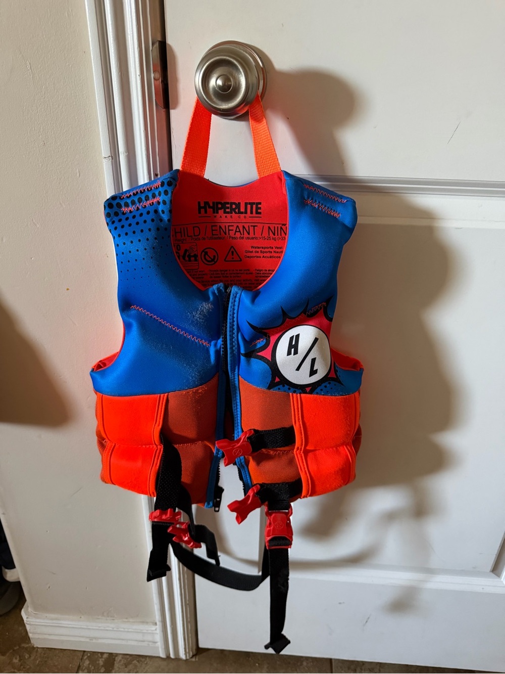 Kids Life Jacket - Blue & Orange